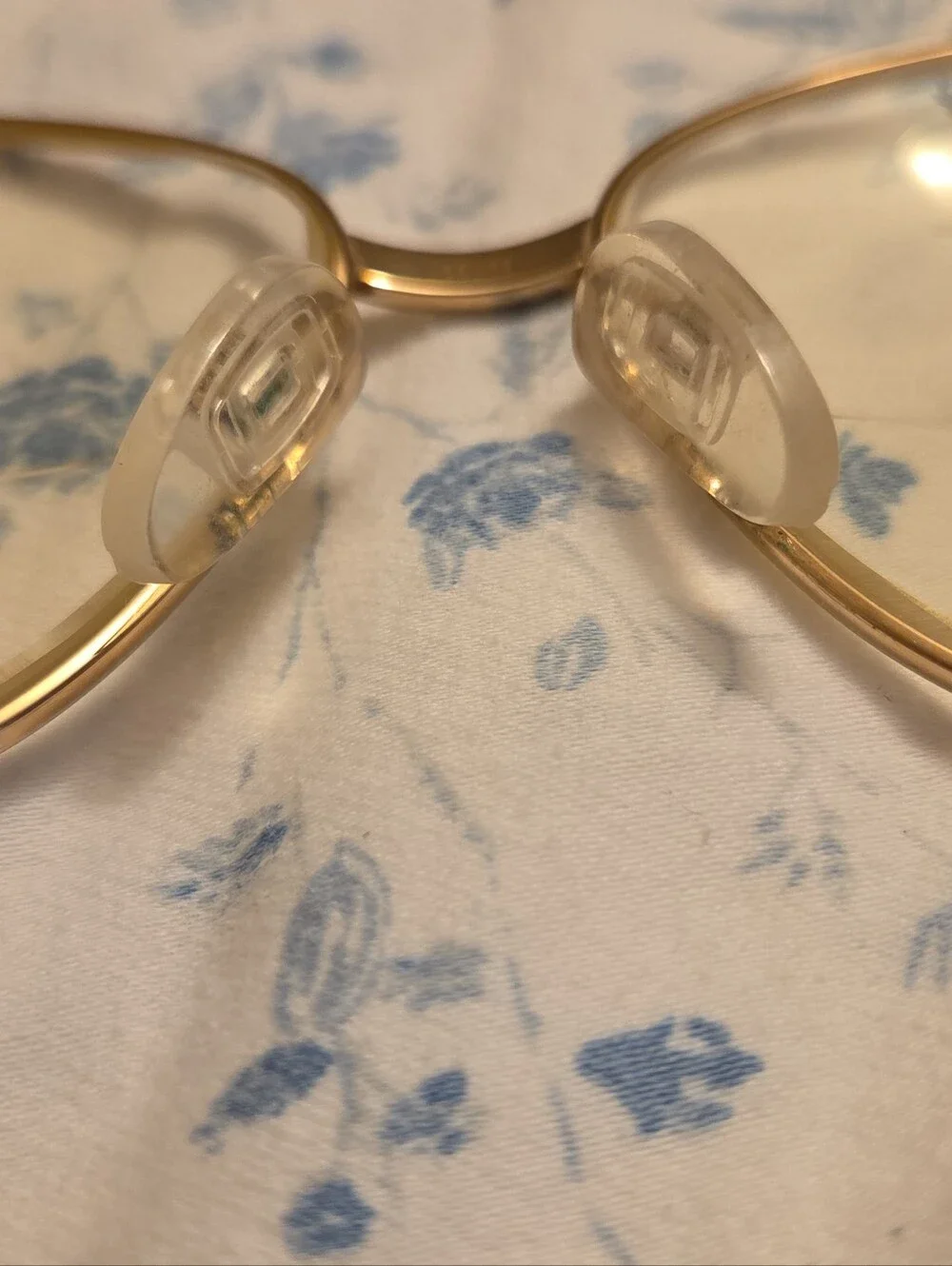 Vintage  LUXOTTICA ED  18kt Gold  bi-Focals Glasses AVANT GARDE  Dame  Pink Pear